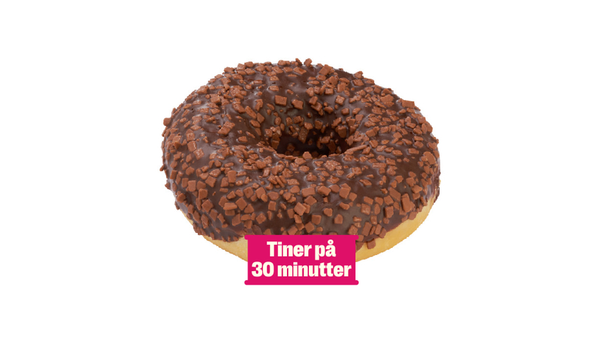 Bakehuset Donut M/sjokolade | 56g