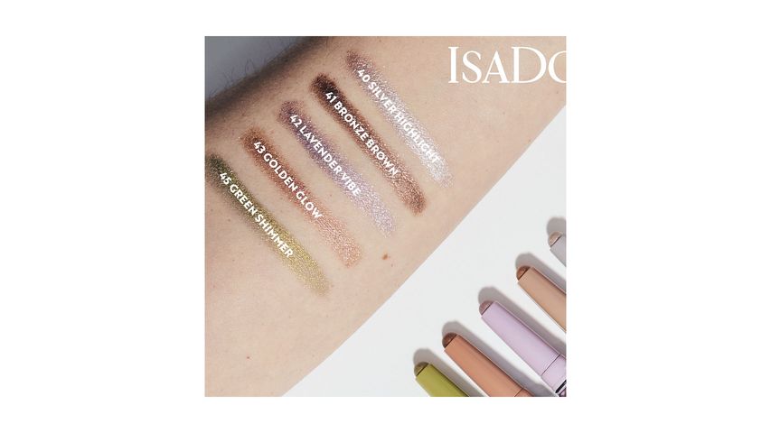 Isadora The Shimmer Eyeshadow Stick Longwear & Water-Resistant 41 Bronze Brown 1-p