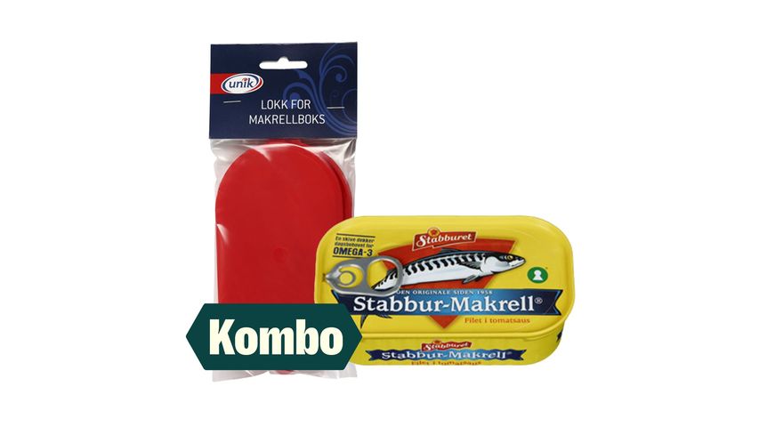 Makrell i tomat m/lokk