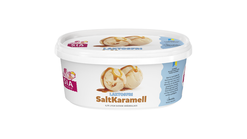 Sia Glass Salted Caramel, Lactose-Free 0.75 liters