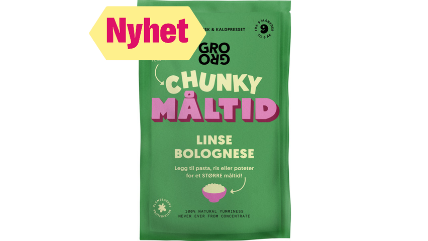 Grogro Måltid Linse Bolognese | 100g