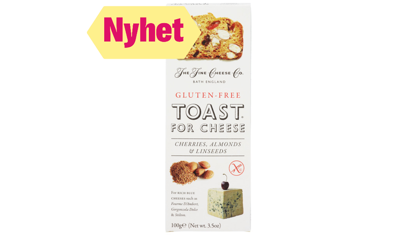 The Fine Cheese Co Toast Kirsebær & Mandler Glutenfri | 100g