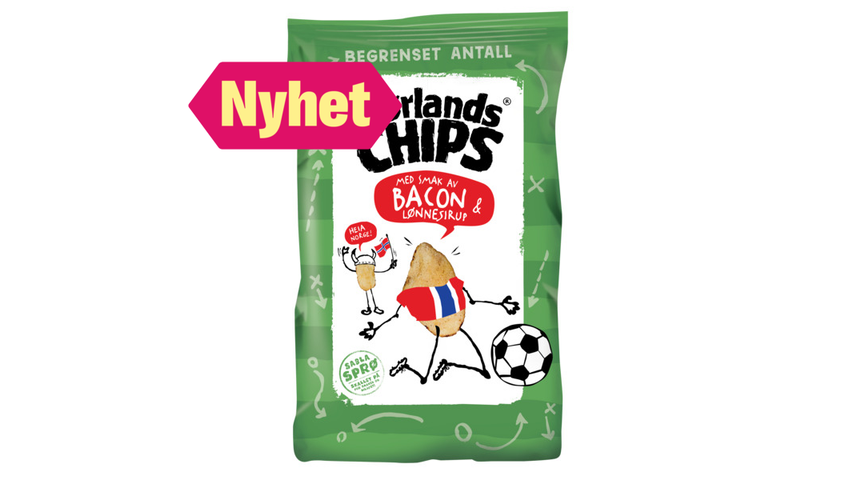 Sørlandschips Bacon & Lønnesirup | 180g