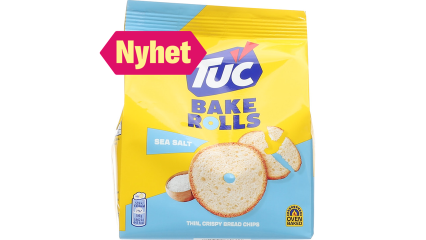 Tuc Bake Rolls Havsalt | 150g