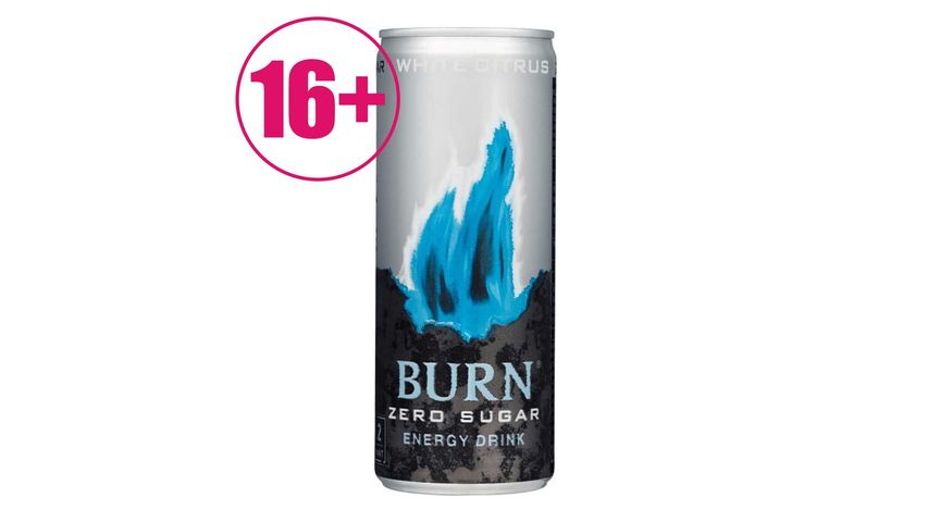 Burn White Citrus Zero Sugar | 0.25l
