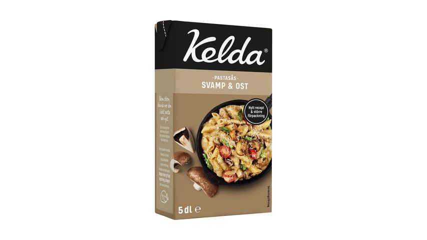 Kelda® Pastasås Svamp/ Ost 500ml
