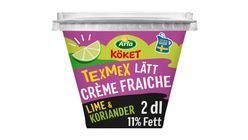 Arla Köket Lätt crème fraiche lime/koriander 11% 2dl