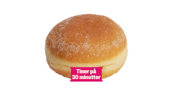 Bakehuset Berlinerbolle m/Bringebær | 60g