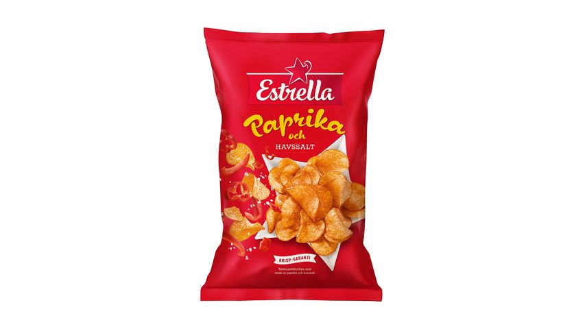 Estrella Chips Paprika/Havssalt 275g