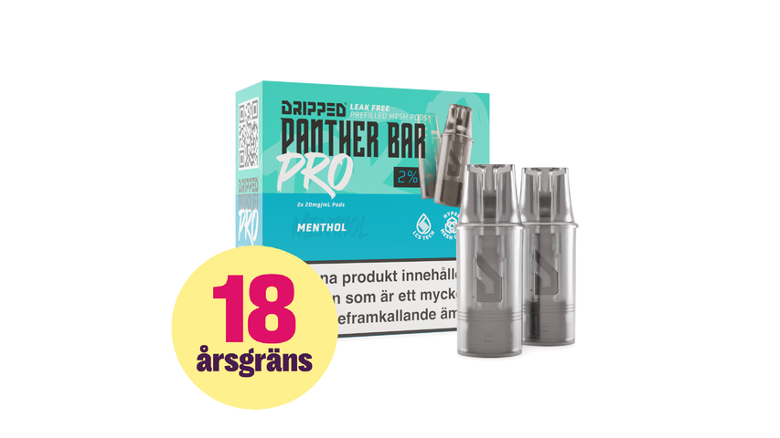 Dripped Panther Bar Pro Pods - Menthol 1-pack