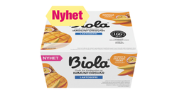 Biola Yoghurt Mango/ Pasjon 125g | 4stk