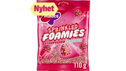 Malaco Sprinkled Foamies Strawberry | 110g