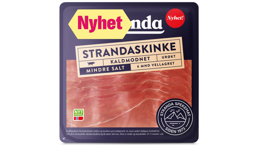 Stranda Strandaskinke Mindre Salt | 85g