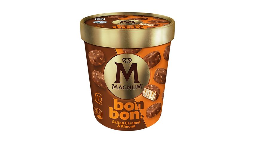 Magnum Glass Bonbon Salted Cara/Almond 204ml