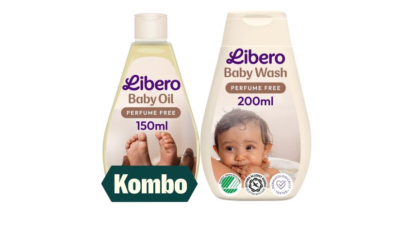 Libero Babywash 200ml & Libero Babyolje 150ml