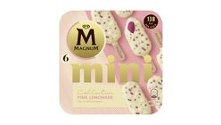 Magnum Mini Pink Lemonade Lemon Ice Cream with Raspberry Sorbet 6 x 55 ml (330 ml)