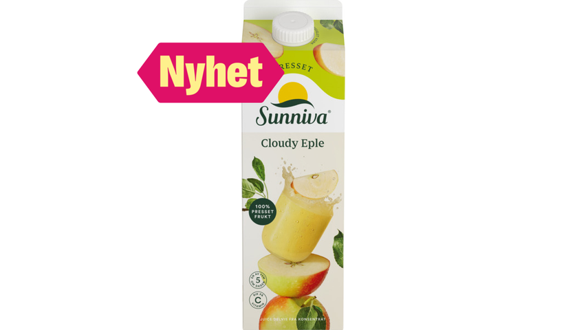 Sunniva Presset Cloudy Eple | 1l