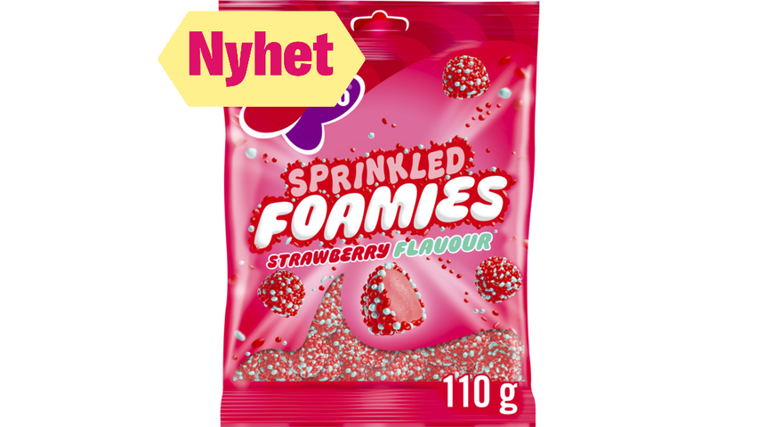 Malaco Sprinkled Foamies Strawberry | 110g