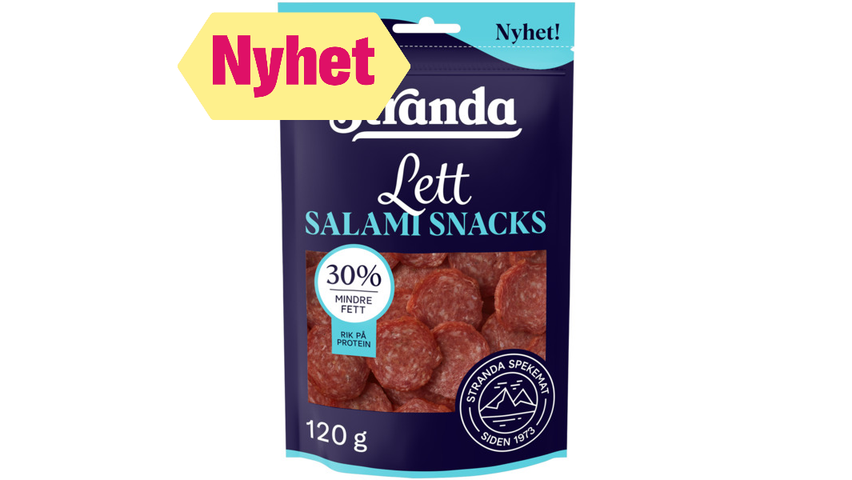 Stranda Salamisnacks Lett | 120g