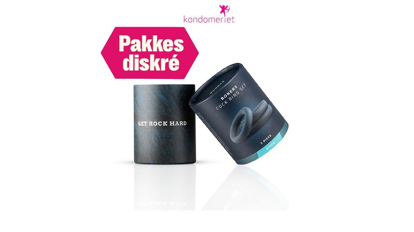 Boners ereksjonsring sett tynn 3 pk