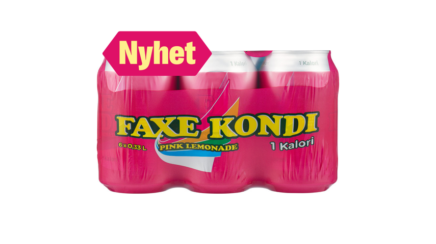 Faxe Kondi Pink Lemonade | 6 x 330ml