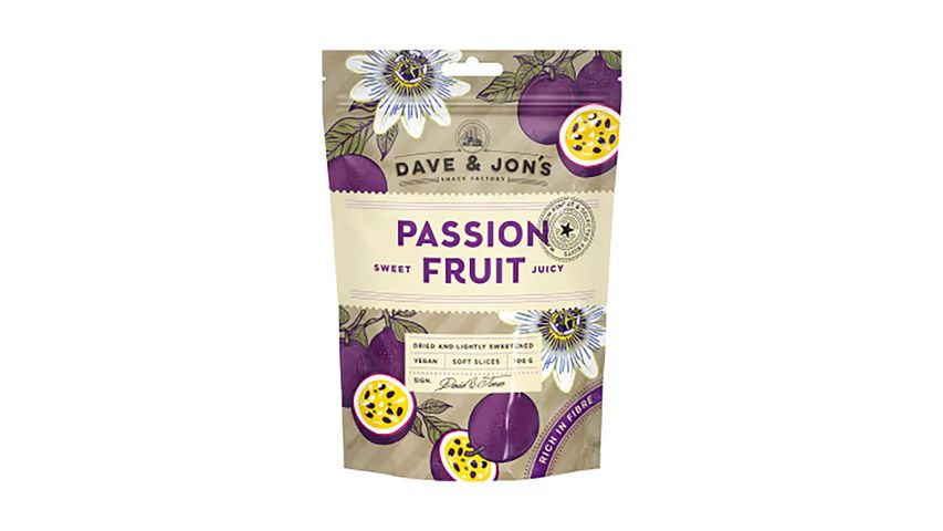 Dave & Jon'S Passionsfrukt Torkad 100g
