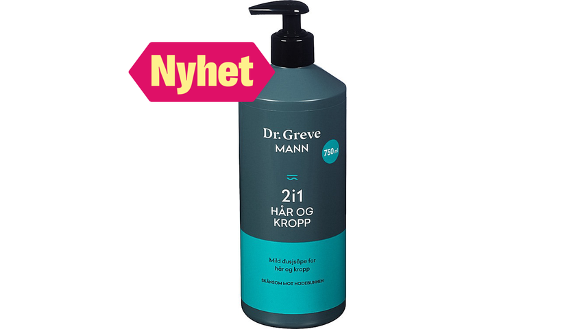 Dr. Greve Mann 2i1 Hår & Kropp | 750ml