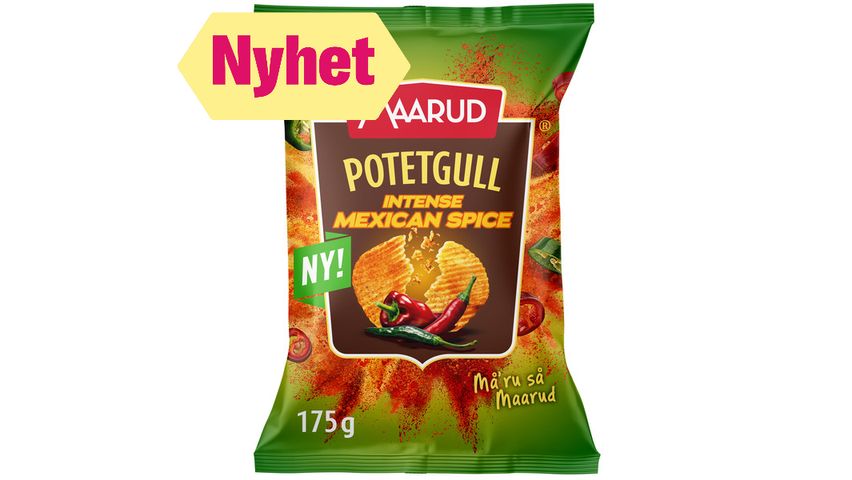 Maarud Potetgull Intense Mexican Spice | 180g