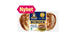 Fiskemannen Fiskeburger Pepper & Ost | 440g