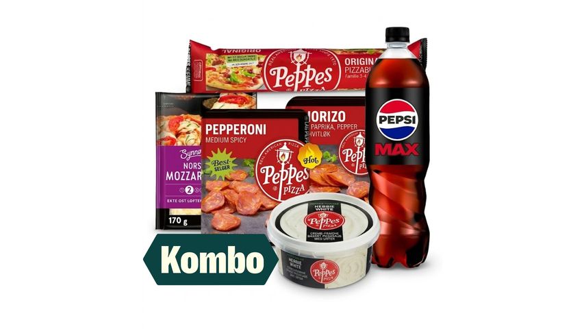 Peppes Hjemme-Kit Hvit Pizza