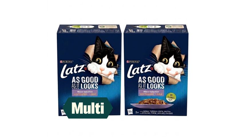 2 x Purina Latz Agail Mixed Selection | 1020g