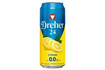 Dreher 24 Lemon Non-Alcoholic Light Beer and Lemon-Flavored Drink Mix 0,0% 0,5 l