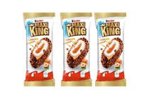 3x Kinder Maxi King lágy karamellás és tejes krémmel töltött ostya 35 g