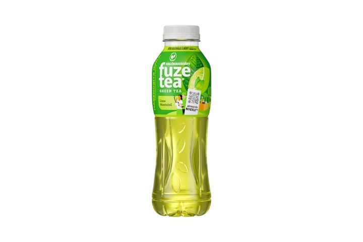 Fuze Tea szénsavmentes lime- és mentaízű üdítőital zöld tea kivonattal 500 ml