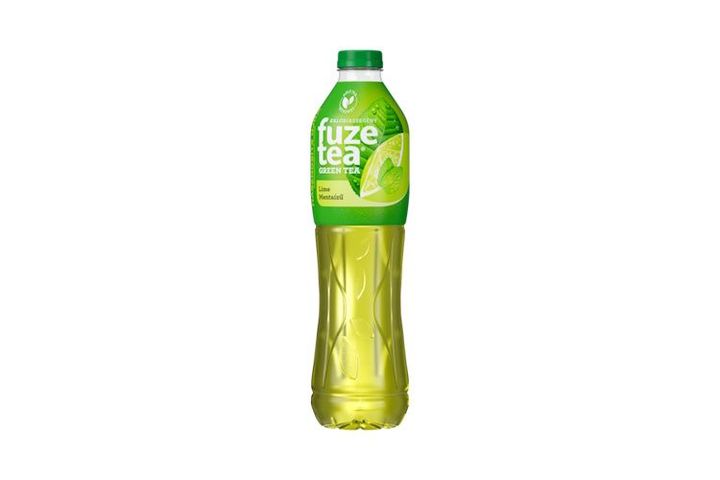 FuzeTea szénsavmentes lime- és mentaízű üdítőital zöld tea kivonattal 1,5 l
