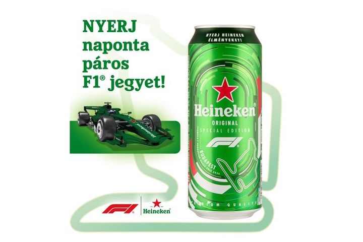 Heineken Original minőségi világos sör 5% 0,5 l