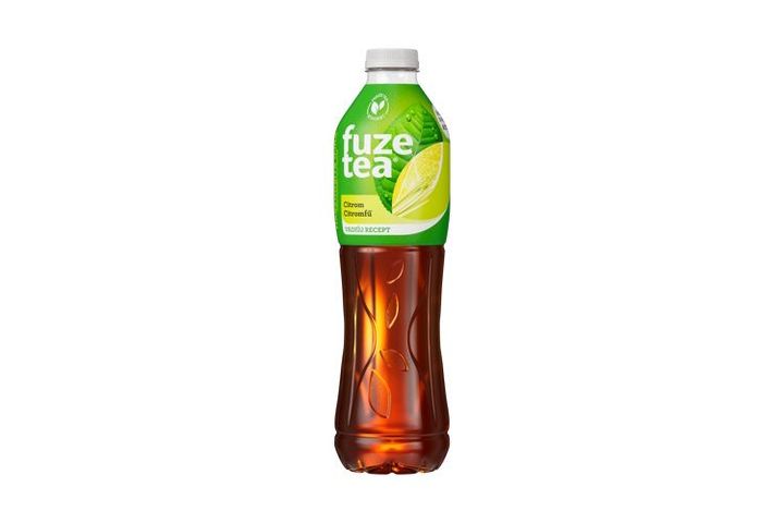 Fuze Tea Non-Carbonated Lemon and Lemongrass Flavored Soft Drink with Black Tea Extract 1,5 l