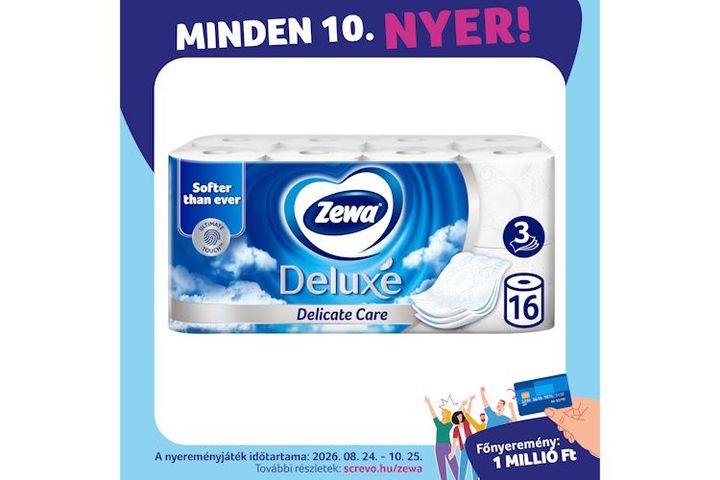 Zewa Deluxe Delicate Care Toilet Paper 3 Ply 16 Rolls
