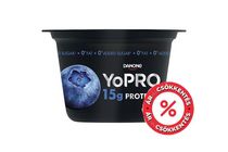 Danone YoPro sovány joghurt áfonyával, édesítőszerekkel, magnéziummal és folsavval 160 g