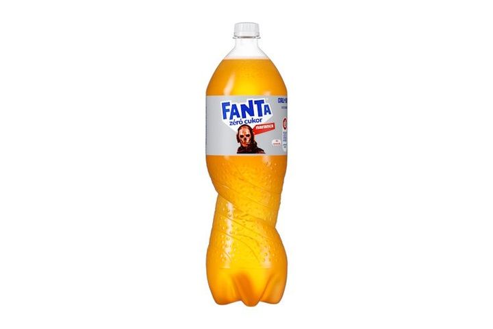 Fanta zéró cukor energiamentes narancsízű szénsavas üdítőital édesítőszerekkel 1,75 l
