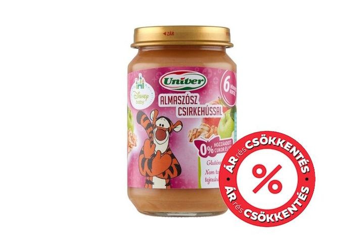 Univer almaszósz csirkehússal bébiétel 6 hónapos kortól 163 g