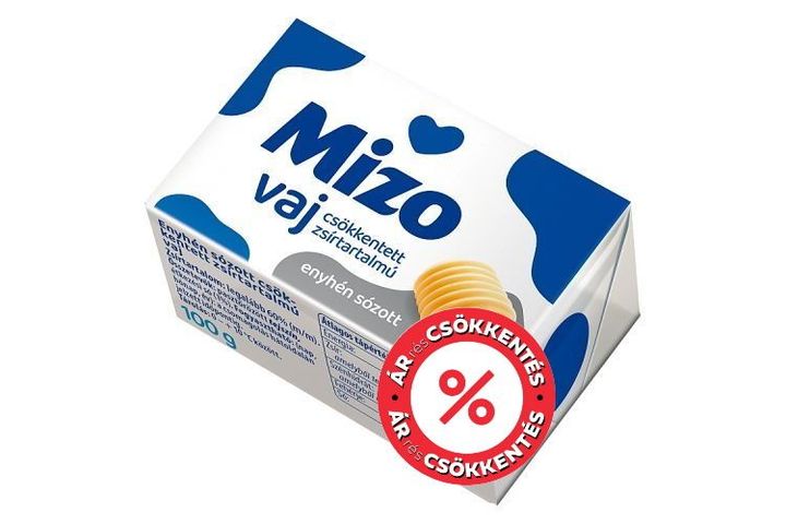 Mizo enyhén sózott csökkentett zsírtartalmú vaj 100 g
