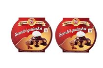 2x Mazsi Somlói Galuska Sponge Cake with Vanilla & Chocolate Sauce, Raisins & Whipped Cream 260 g