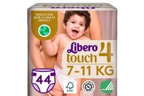 Libero Touch pelenka, méret: 4, 7-11 kg, 44 db
