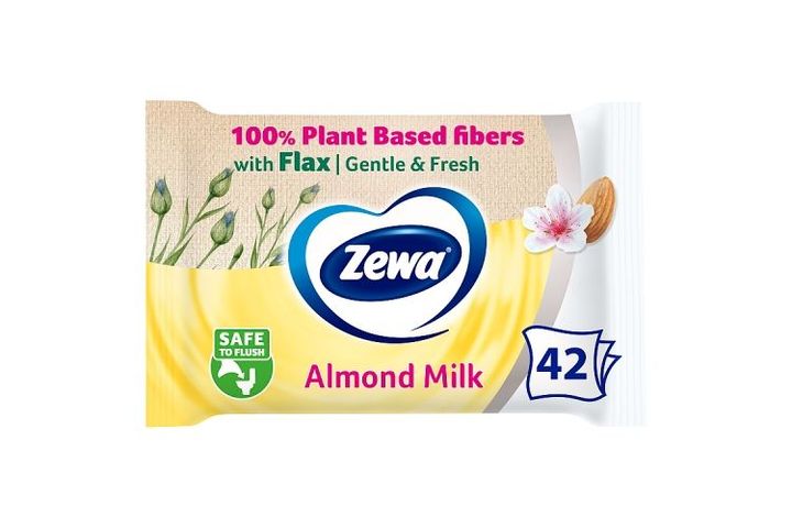 Zewa Almond Milk nedves toalettpapír 42 db