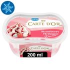 Carte D'Or Strawberry Meringue Dream epres jégkrém és vanília ízű jégkrém habcsókdarabkákkal 200 ml