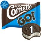 Cornetto Go! vanília ízű tejjégkrém kakaós kekszdarabkákkal 110 ml