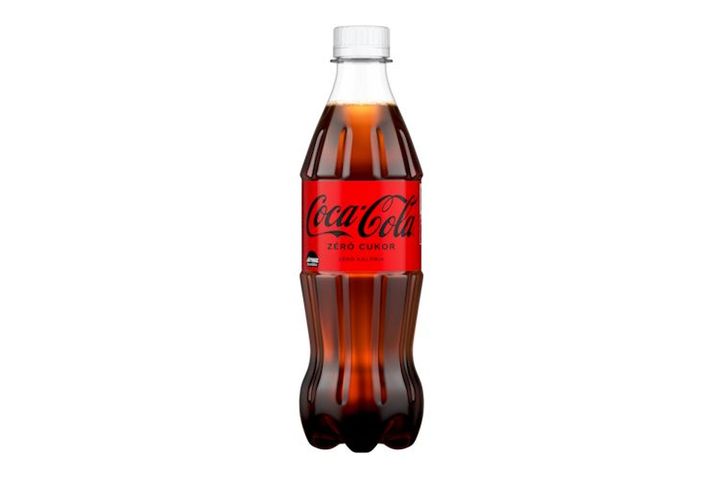 Coca-Cola zéró cukor colaízű energiamentes szénsavas üdítőital édesítőszerekkel 500 ml