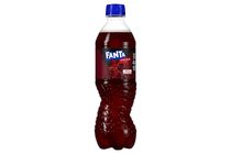Fanta Low-Energy Apple and Cherry-Flavored Carbonated Soft Drink with Sugar and Sweeteners 500 ml