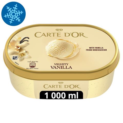 Carte D'Or vaníliás jégkrém 1000 ml